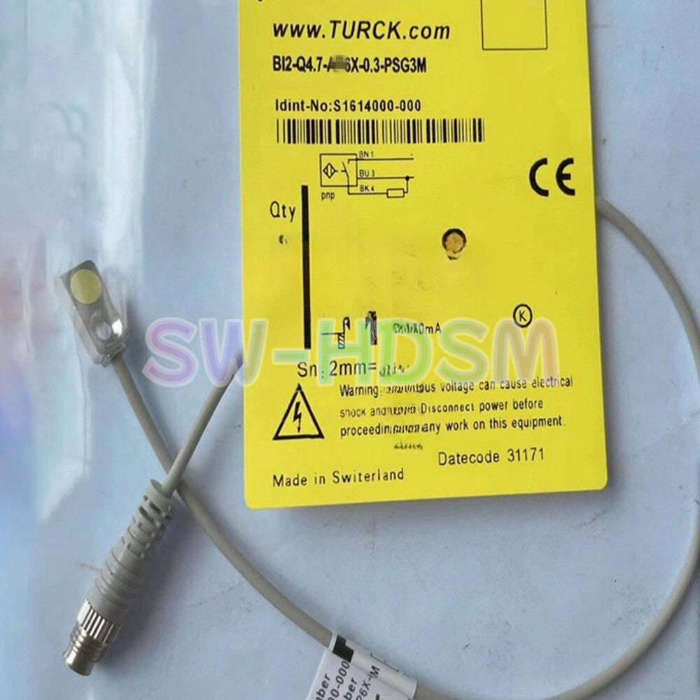 1PCS FOR Turck Inductive Sensor BI2-Q4.7-AN6X-0.3-PSG3M Freight Free