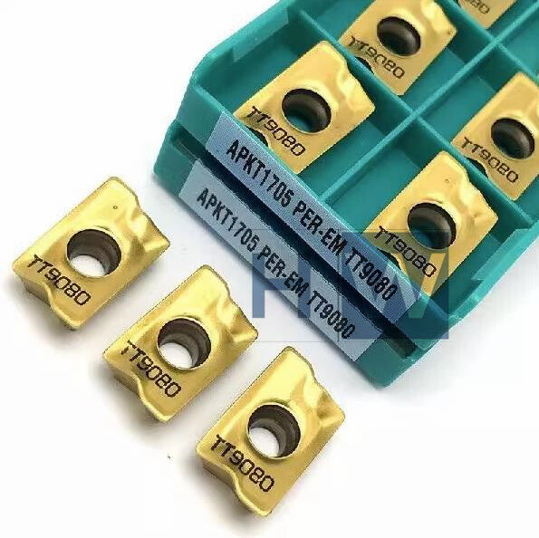 Box/10PCS milling insert CNC blade APKT1705PER-EM TT9080