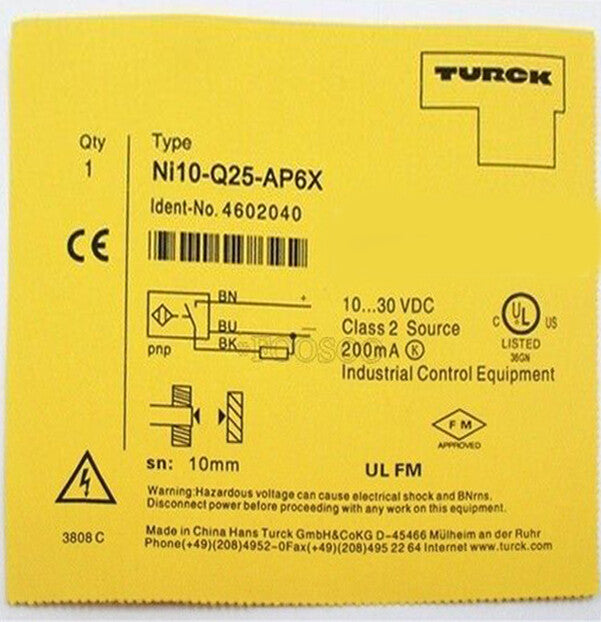 1PCS TURCK Ni10-Q25-AN6X Ni10-Q25-AP6X Ni10-Q25-RN6X Ni10-Q25-RP6X Sensor Switch