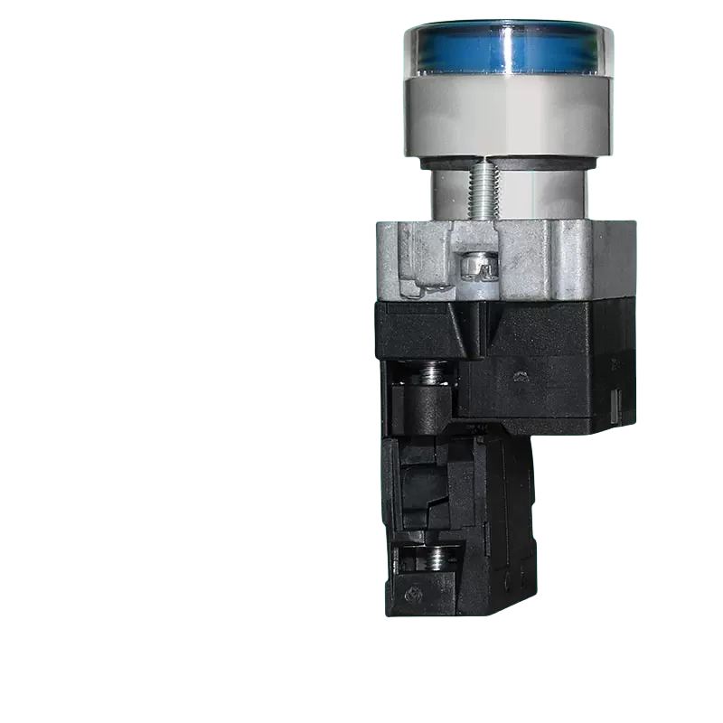 2/Piece XB2BW36B1C XB2-BW36B1C 24V Blue with Light Self Reset Button Switch