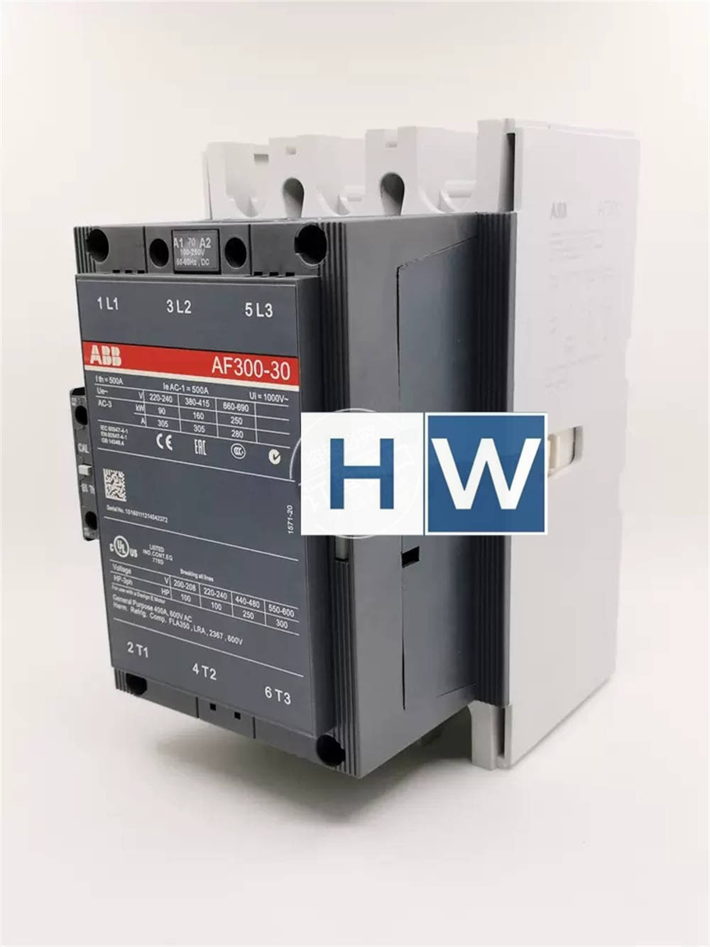 1/piece ABB electromagnetic AC/DC contactor AF300-30-11 coil voltage 100-250V