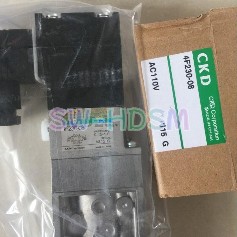 1PCS for CKD Solenoid Valve 4F230-08-AC110V Freight Free
