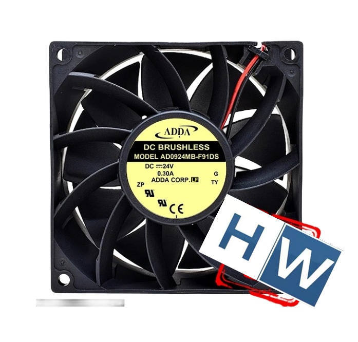 ADDA 9038 24V 0.30A AD0924MB-F91DS 9CM Inverter Cooling Fan