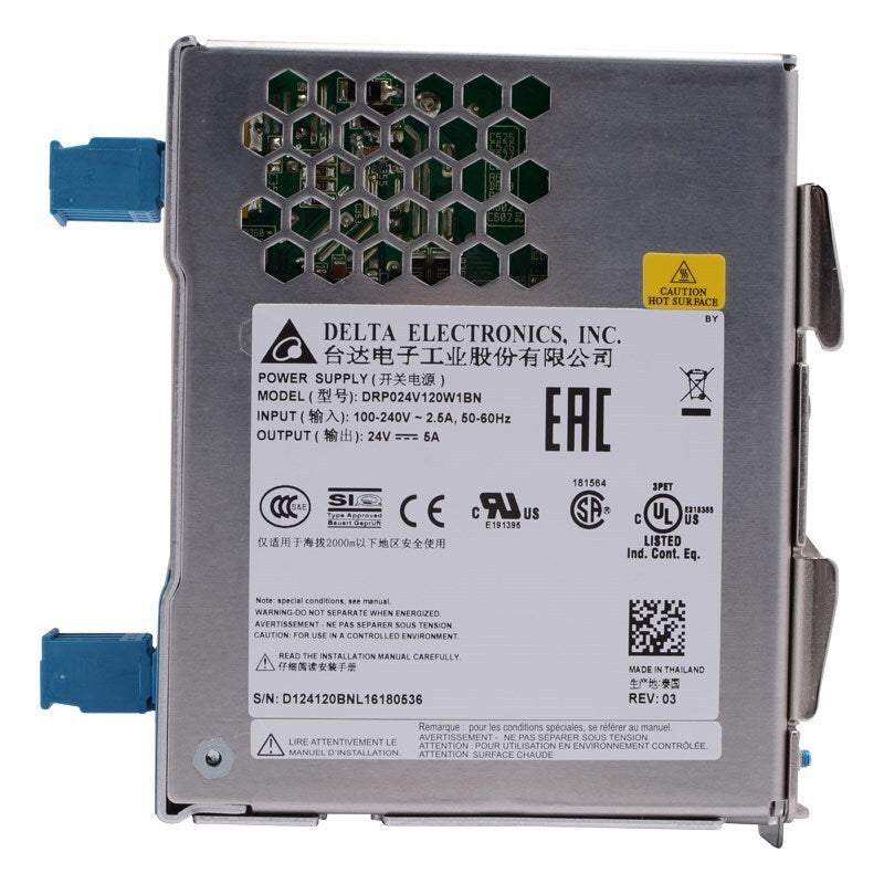1pcs Delta DRP024V120W1BN 24V 5A 120W Rail Switching Power Supply