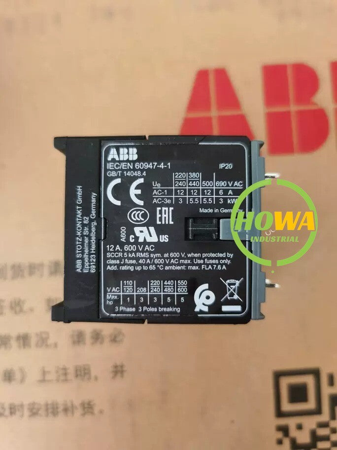ABB Miniature Contactor B7-30-10-P Coil Voltage AC24V