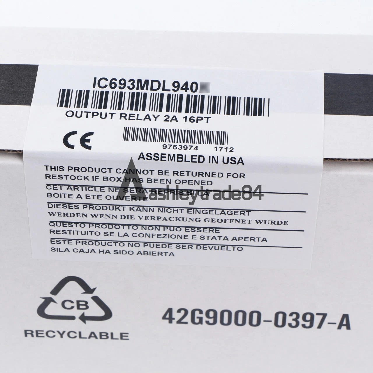 ONE GE Fanuc IC693MDL940K Module #P
