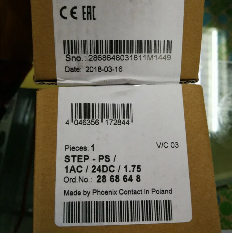 1 pcs phoenix contact 2868648 STEP-PS/ 1AC/24DC/1.75 power supply #P