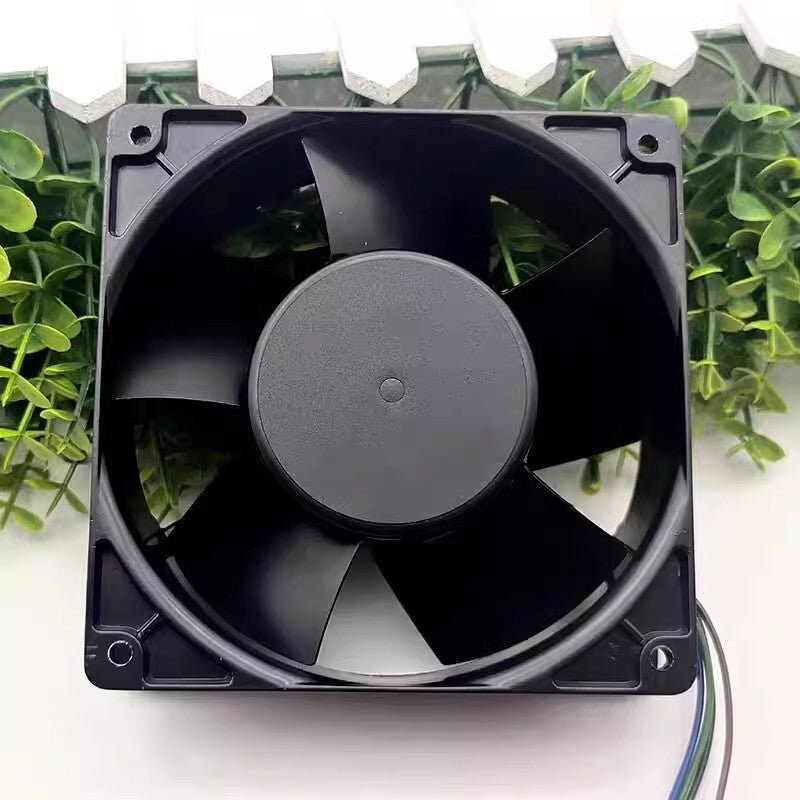 MECHATRONICS UF12A12/23 BWH AC115/230V 23/19W 12CM 4-Wire Dual Ball Cooling Fan
