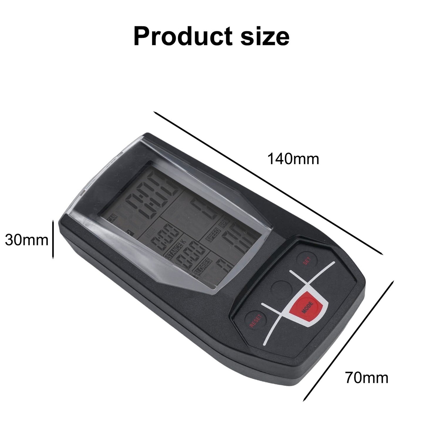 State of the art Exercise Bike Monitor for Speed Time Distance Heart Rate