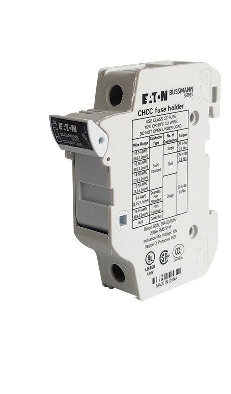 12pcs EATON BUSSMANN CHCC1DU Fuse holder 600V 30A 1pole CHCC freeship