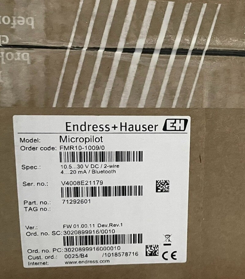 1pcs EH Endress+Hauser FMR10-AAQBMWDEWFE2 FMR10-1009/0