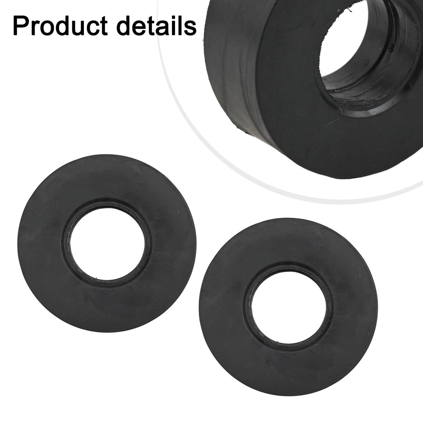 Weight Stack Selecting Rod Rubber Spacers 2pcs Shock Absorbing Gym Accessories