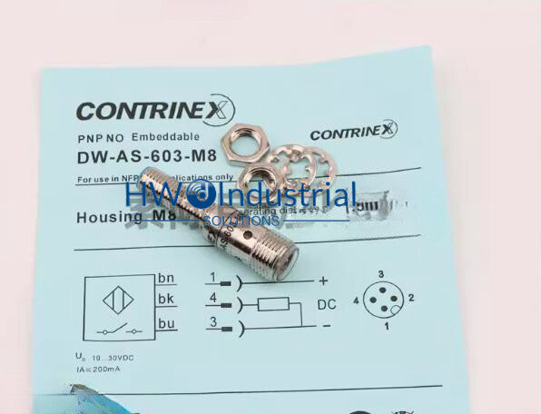 1PC CONTRINEX DW-AD-603-M8 Proximity Switch Inductive Sensor