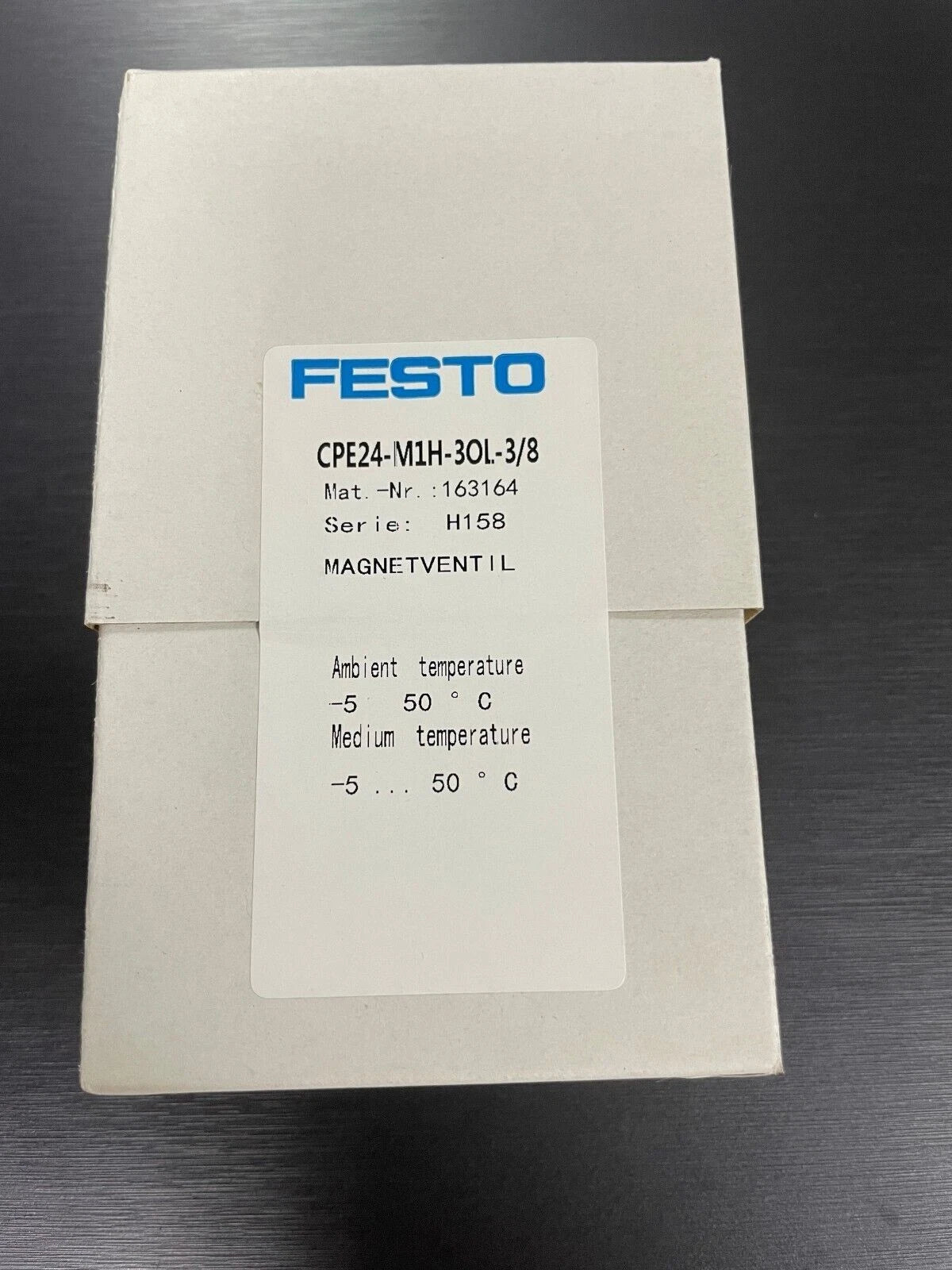 1PC CPE24-M1H-3OL-3/8 163164 Solenoid valve