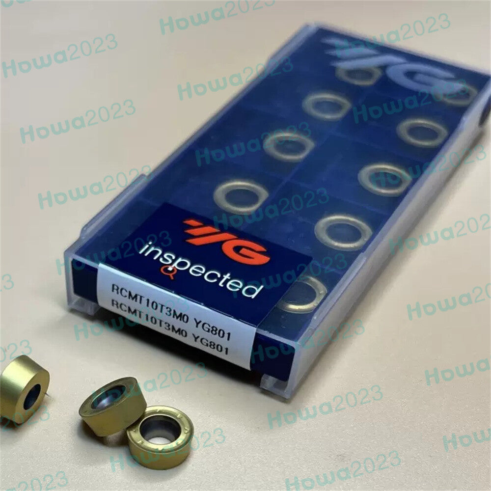 10pieces/Box YG RCMT10T3MO YG801 Carbide Inserts CNC Milling Blade