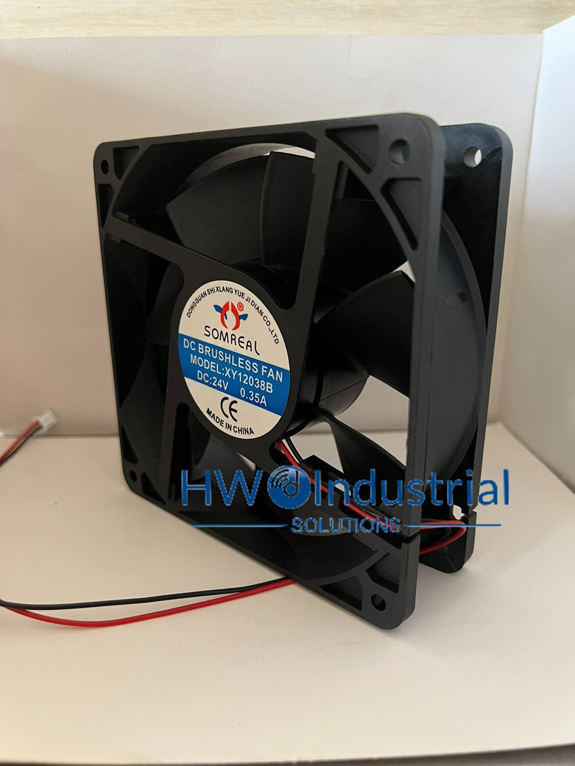 1PC SOMREAL XY12038B 24V 0.35A 12CM Welding Machine Inverter Fan