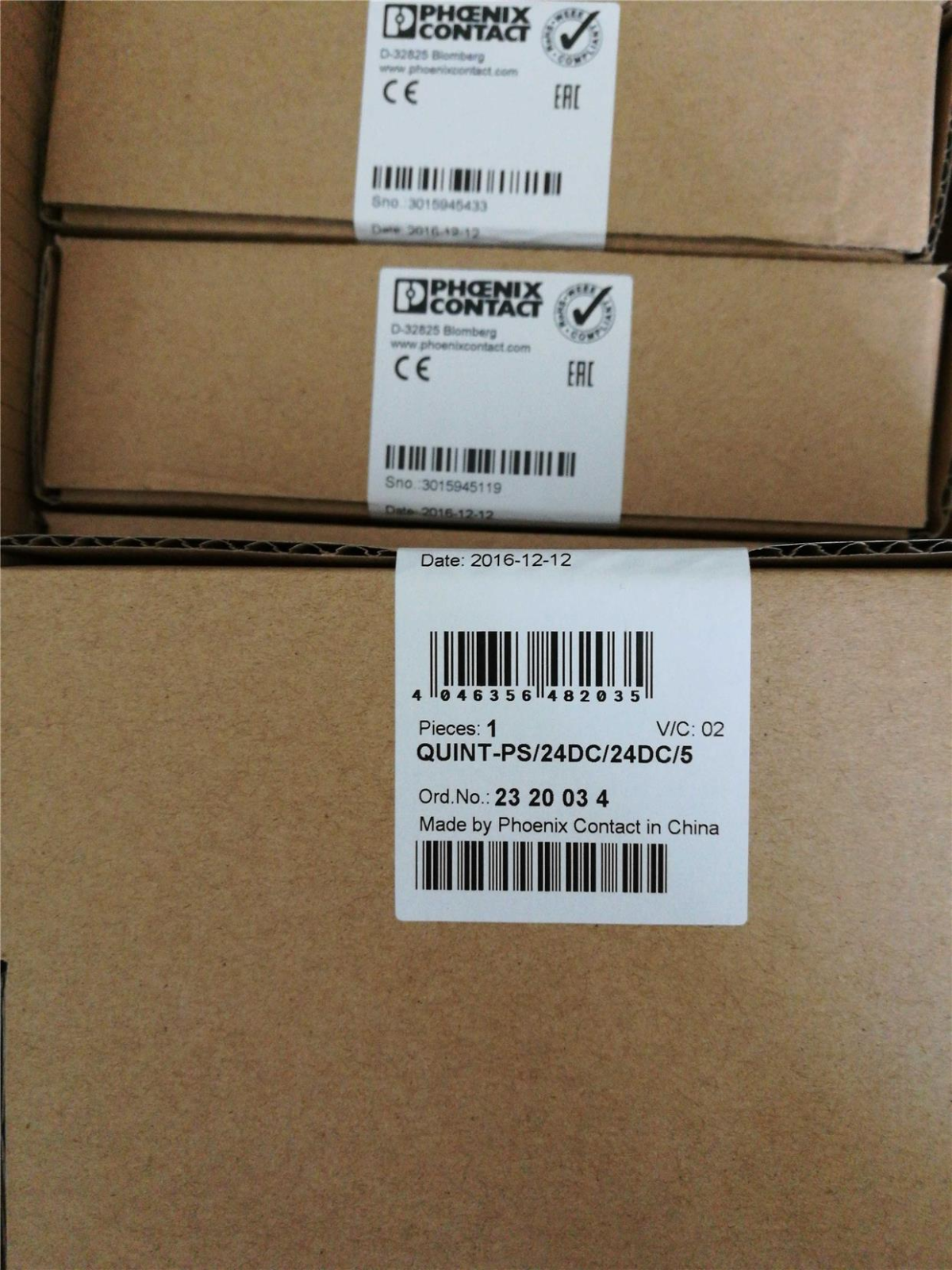 1pcs PHOENIX CONTACT QUINT CONVERTER 2320034 QUINT-PS/24DC/24DC/5