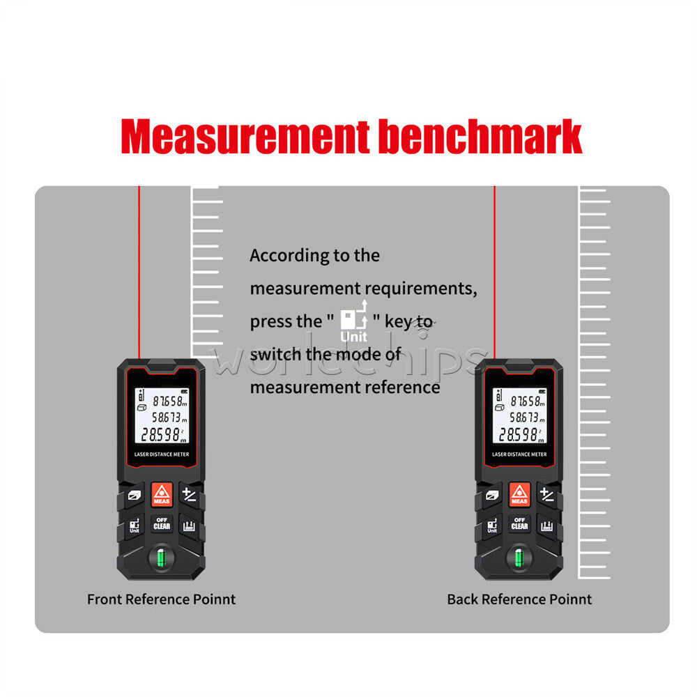 LCD Digital Laser Distance Meter Handheld infrared Measuring Gauge Rangefinder