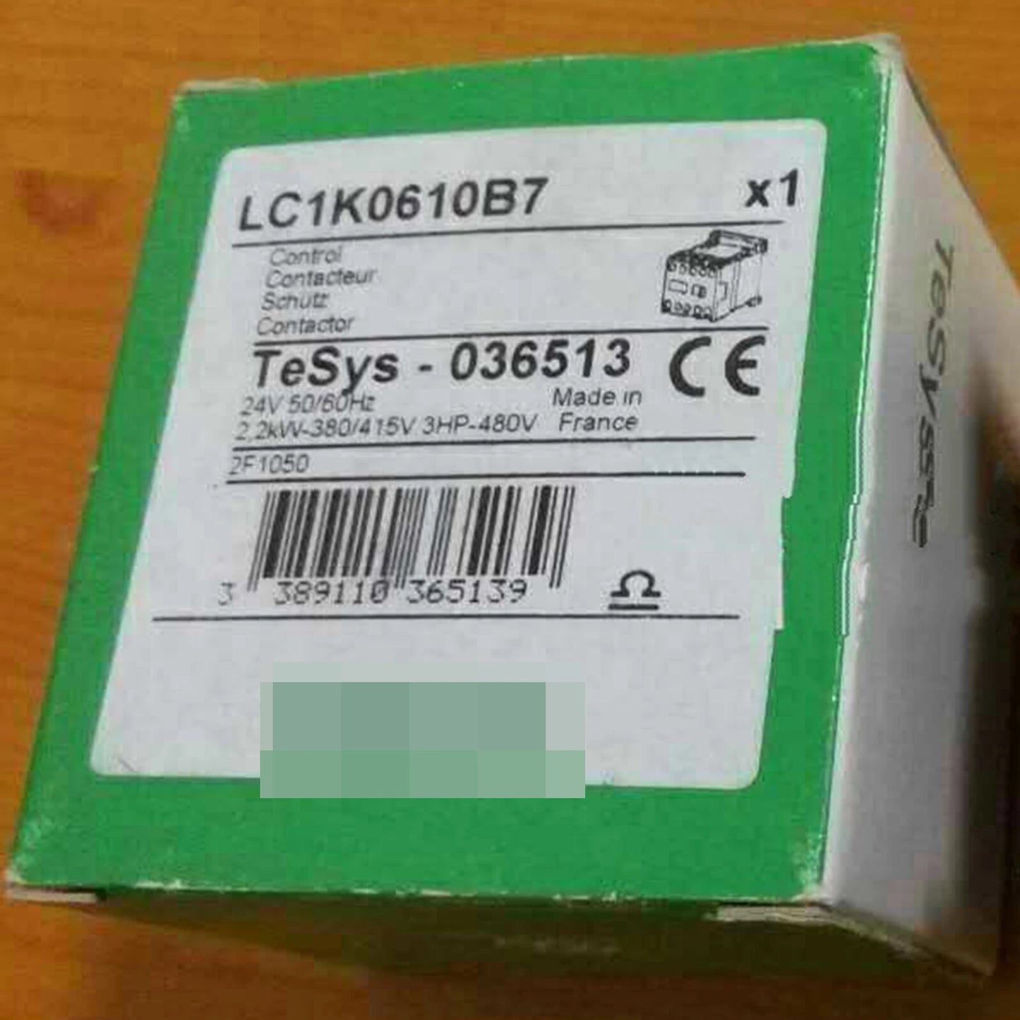 1PC Schneider contactor LC1K0610B7 AC24V in box Fast Delivery #P