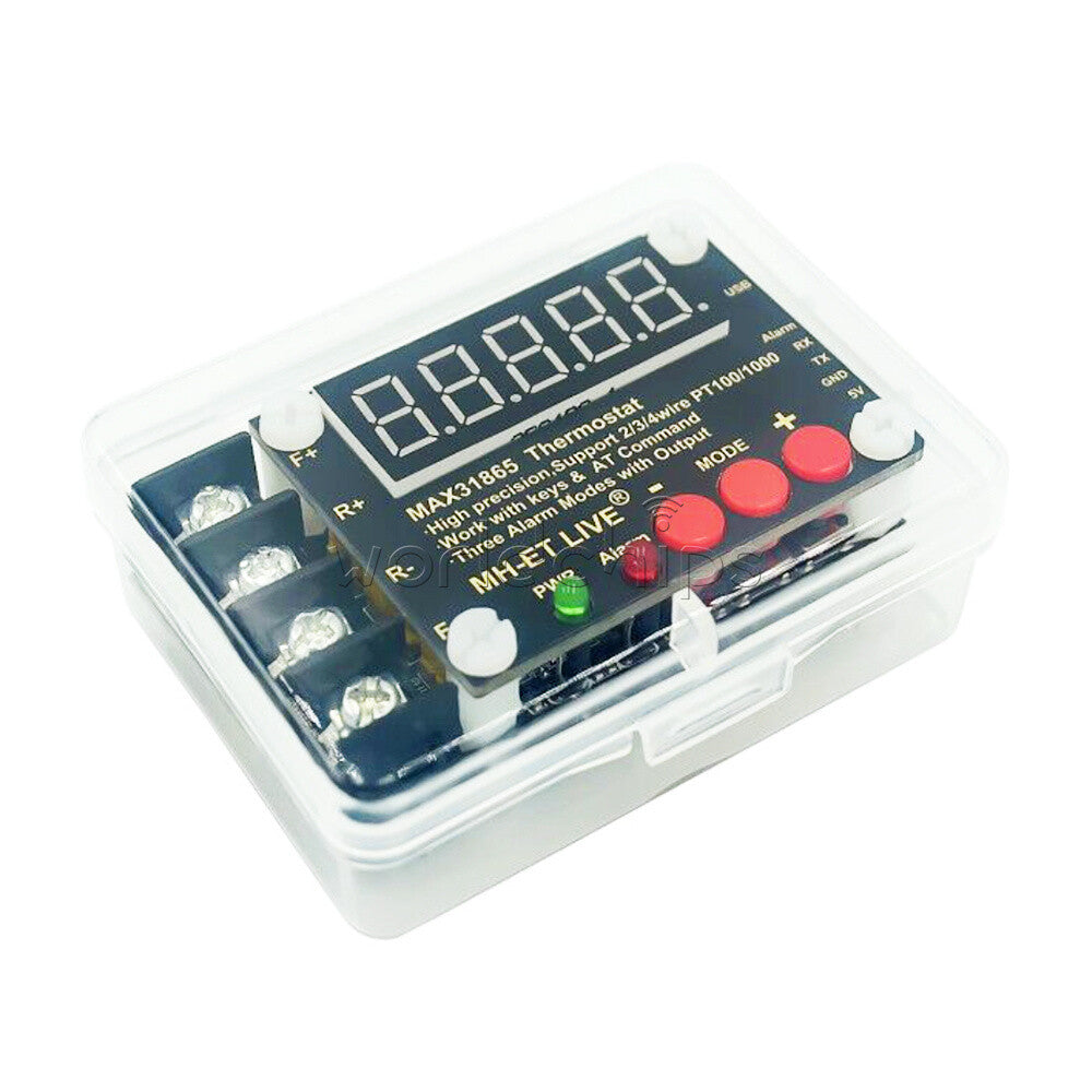 MAX31865 High Precision Isolated Temperature Collector Module PT100 Serial Port