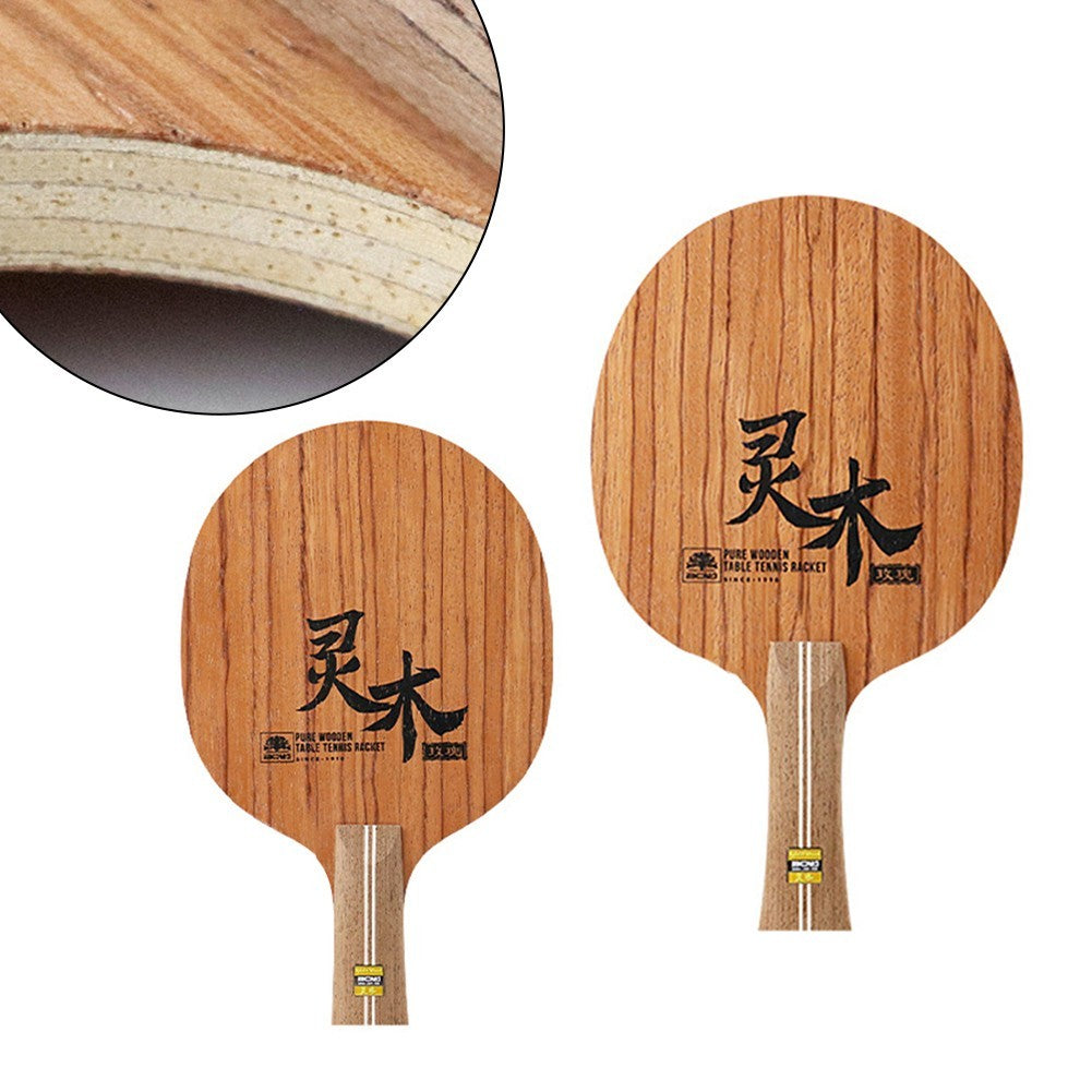 Rosewood Table Tennis Racket Paddle with Enhanced Stability and Control