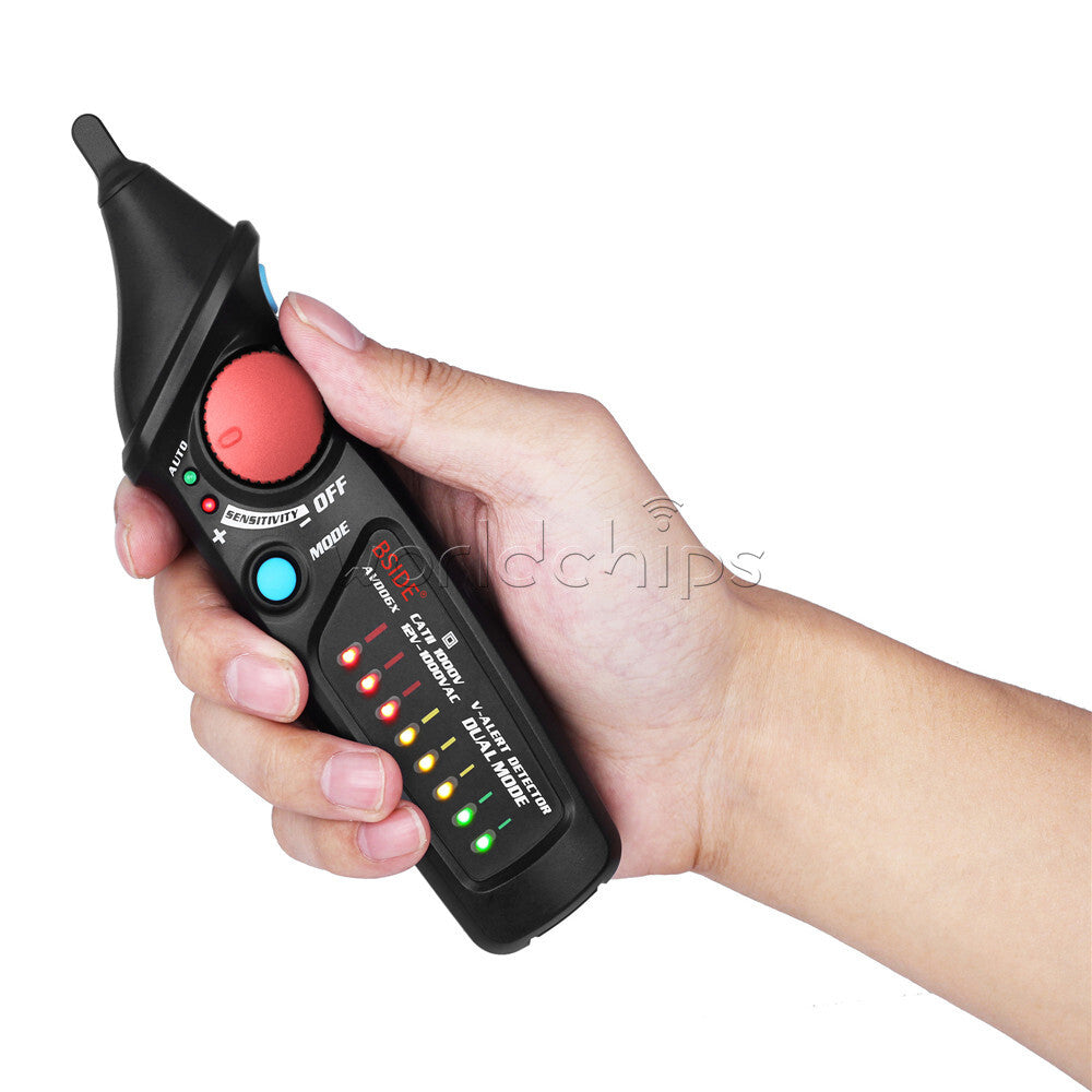 Non-Contact Voltage Detector Indicator AVD06 Pencil Live/phase wire NCV Tester