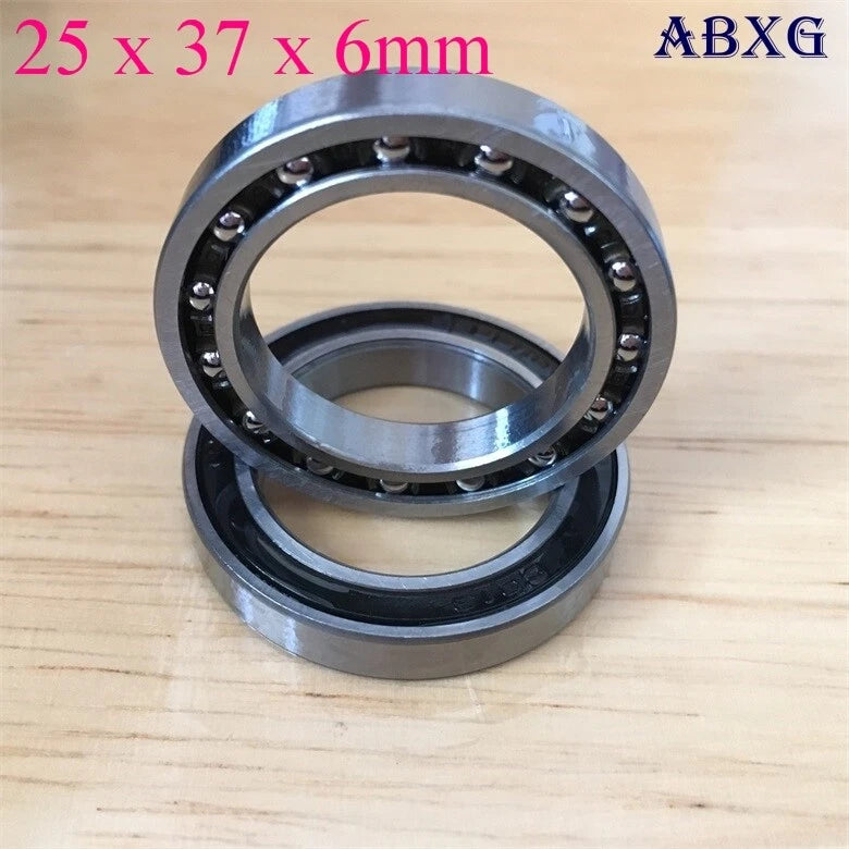 2PCS 6805N 25*37*6mm 2RS Bicycle Ceramic Ball Bearing Single side Rubber seal