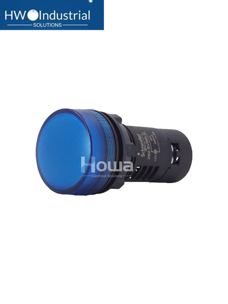 2pcs LED Blue Signal Indicator Light XB2-BVB6LC XB2BVB6LC DC24V