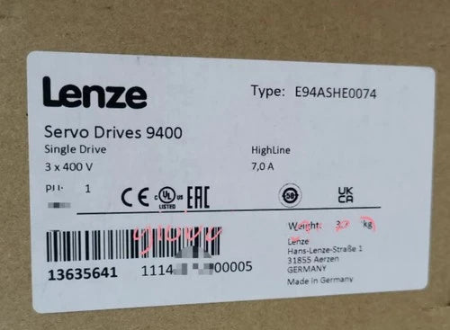 E94ASHE0074 LENZE E94ASHE0074 Servo Drive