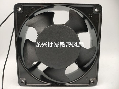 1 PCS RACK Fan model R120B AC220V 0.14A 12038 12cm 2 wire Aluminum frame fan