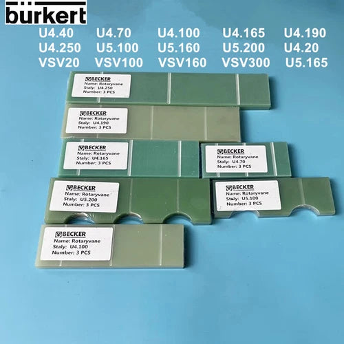 3pcs vacuum pump Rotaryvane U4.250 285*55*4mm ONE-SET