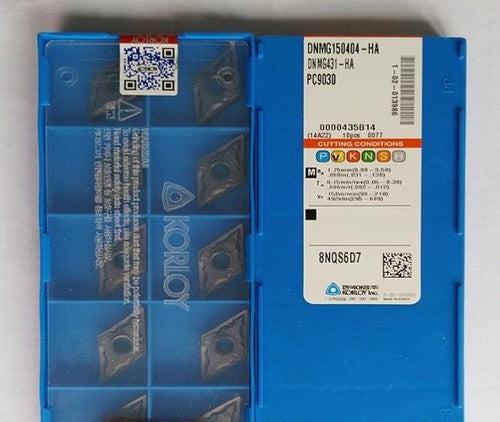 10Pieces/Box KORLOY DNMG150404-HA PC9030 DNMG431-HA turning blade Carbide insert