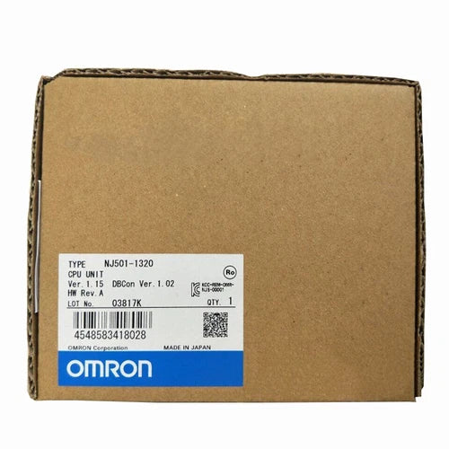 NJ501-1320 OMRON NJ5011320 CPU UNIT PLC Central Processing Unit