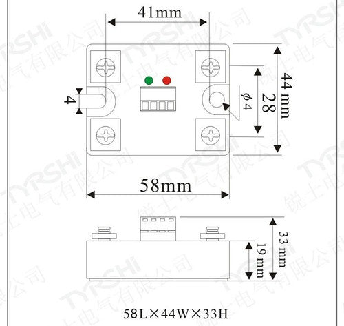 SSR-SK40DA dual-channel dual-control DC-AC single-phase solid-state relay