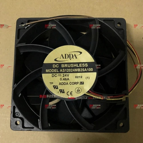 1PC ADDA AS12024MB25A100 Cooling Fan DC24V 0.46A 120*120*25MM #P