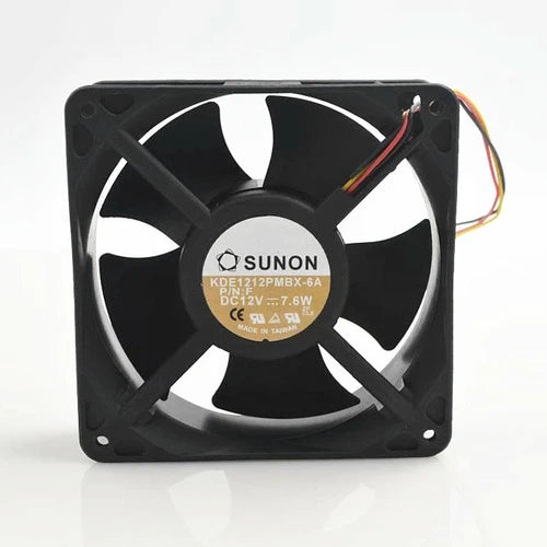1PC 120*120*38mm 12CM 12V 7.6W 3pin KDE1212PMBX-6A fan