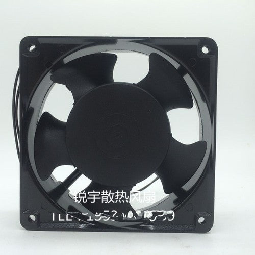 1 PCS KAKU Fan KA1238HA2BAT AC 220V 12038 12CM 2 Wire Aluminum frame fan