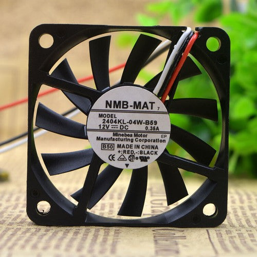 NMB 6010 6CM 2404KL-04W-B59 12V 0.35A 3 Wire Mitsubishi Speed Cooling Fan