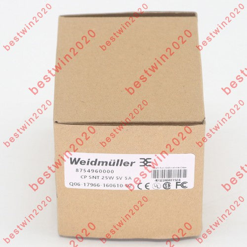 One Weidmuller CP SNT 25W 5V 5A 8754960000 AC power supply spot stocks