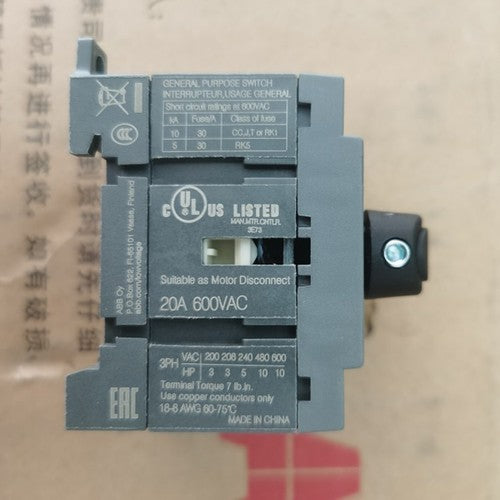 one ABB OT16F4N2 1SCA104829R1001 4P 16A Disconnector spot stock