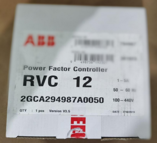 1PCS ABB RVC-12 RVC12-1/5A Power Factor Controller In Box