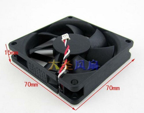 SUNON 7015 7cm DC 12V 1.9W KDE1207PHV1 70*70*15MM 3-Wire Cooling Fan