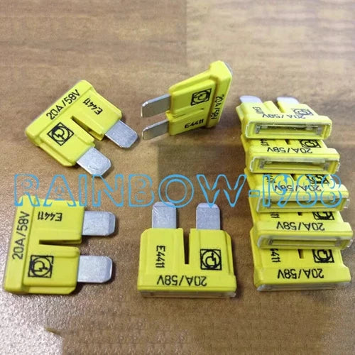 10PC FOR 142.6185.5202 fuse tube insert 20A 58V medium fuse