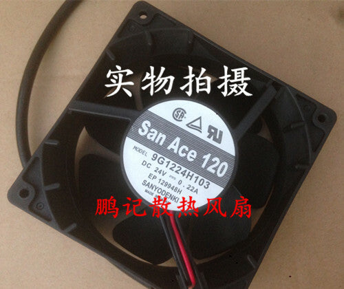 1pcs Sanyo 9G1224H103 DC24V/0.22A 12CM 12038 inverter fan