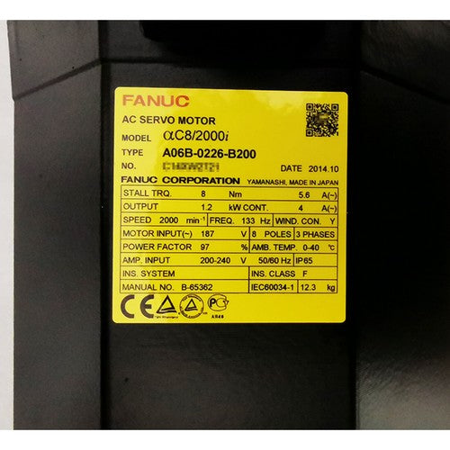 For FANUC A06B-0226-B200 servo motor Free Shipping