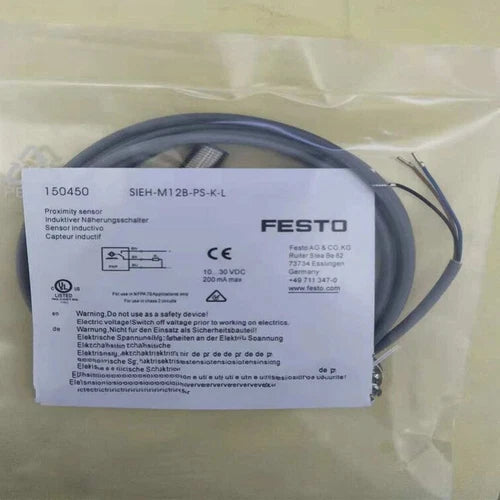 One Festo SIEH-M12B-PS-K-L 150450 Proximity Sensor Free Shipping