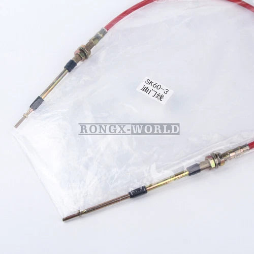 1PCS Throttle Cable for SK60-5 SK60-5-6 60-3 Excavator