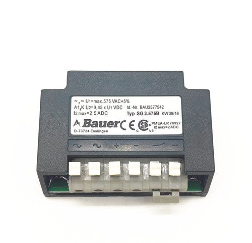 BAUER SG3.575B motor brake rectifier 2.5A LR76927 SG 3.575B