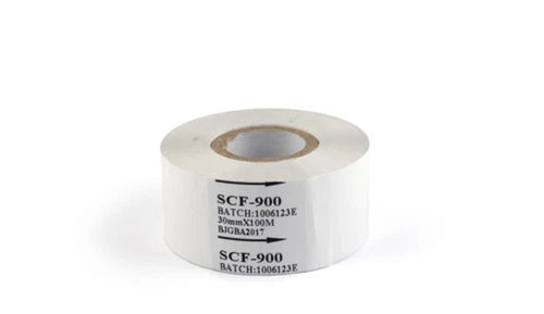 5 Rolls for coding Machine SCF900 White Thermal transfer ribbons 30mm*100m