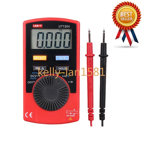 Pocket Size Type Auto-range DMM Digital Multimeter DC / AC Volta UNI-T UT120A